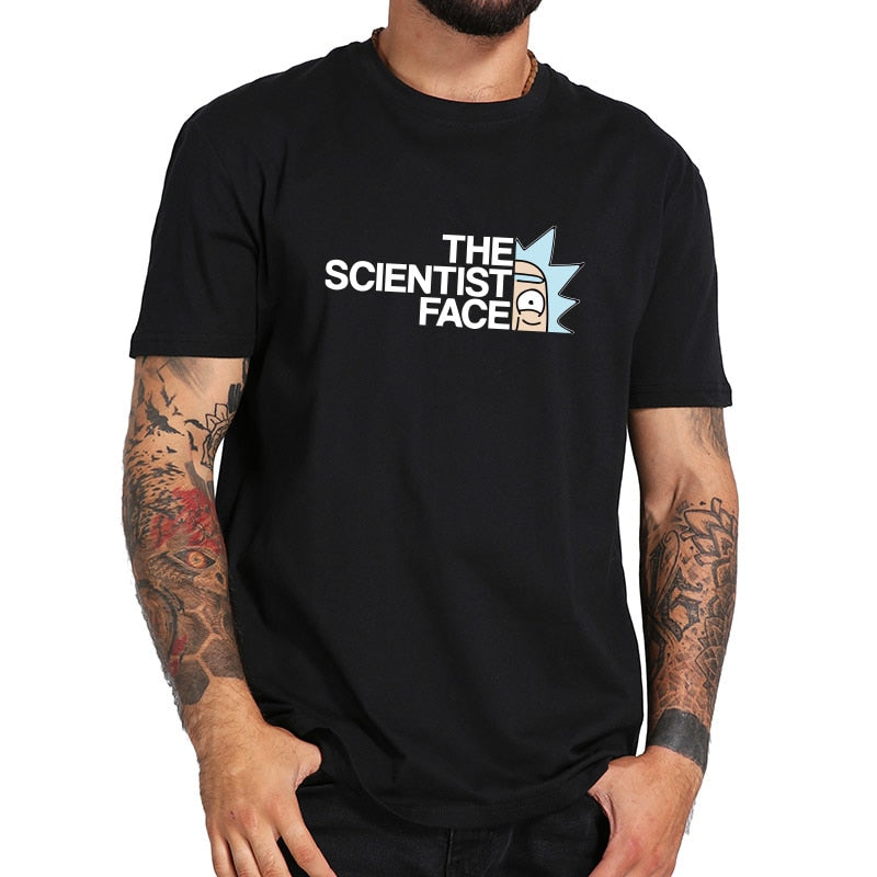 The Science Face Rick T-Shirt Geek